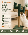 Yeşil Kedi Tırmalama Tahtası Kaktüs Model, Çubuk Tasarım