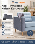Kedi Tırmalama Halısı Yapışkanlı Her Yüzeye Uygulanabilir Kesilebilir Mobilya Koruyucu Mat (40X50)