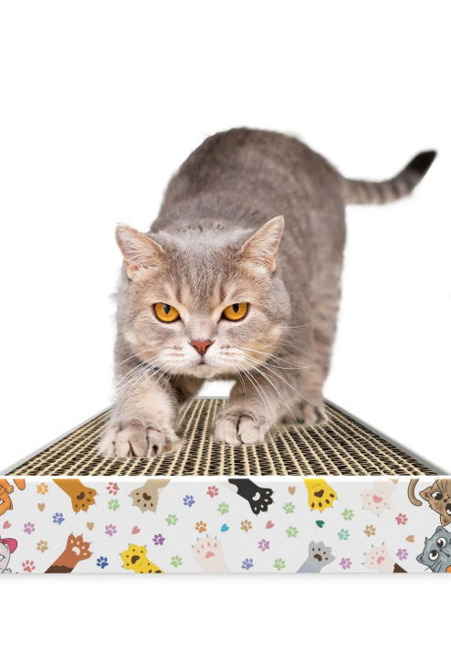 Tırmata Yeni Ürün Doğal Düz Karton Kedi Tırmalaması Kedi Tırmalama Tahtası Kartonu 47x17 cm