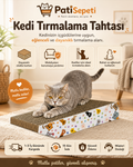Tırmata Yeni Ürün Doğal Düz Karton Kedi Tırmalaması Kedi Tırmalama Tahtası Kartonu 47x17 cm