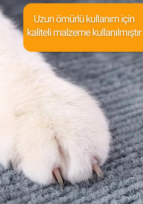 Kedi Tırmalama Halısı Yapışkanlı Her Yüzeye Uygulanabilir Kesilebilir Mobilya Koruyucu Mat (40X50)