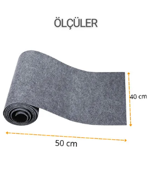Kedi Tırmalama Halısı Yapışkanlı Her Yüzeye Uygulanabilir Kesilebilir Mobilya Koruyucu Mat (40X50)
